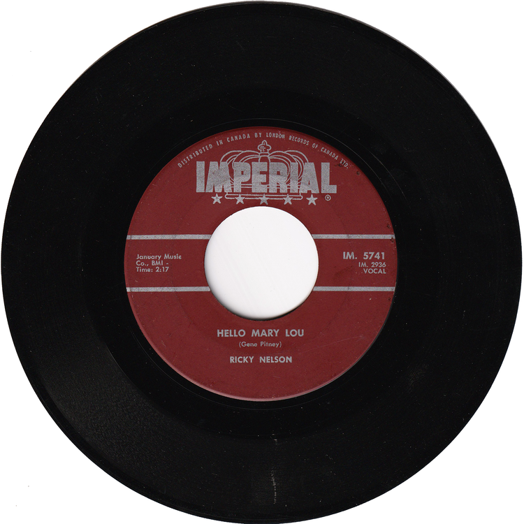 Ricky Nelson - Hello Mary Lou / Travelin' Man [Canada]