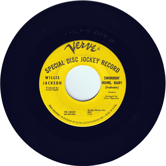 Willis Jackson - Swimmin' Home Baby / I Almost Lost My Mind [Promo]