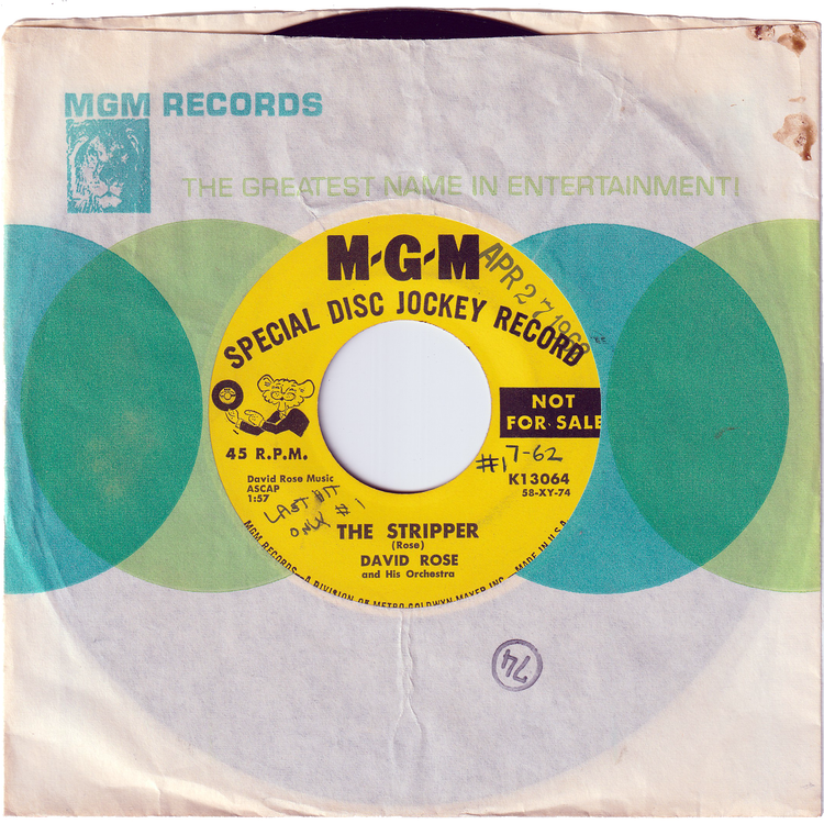David Rose - The Stripper / Ebb Tide [Promo]
