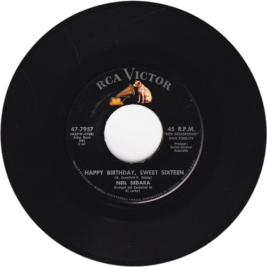 Neil Sedaka - Happy Birthday, Sweet Sixteen / Don't Lead Me On
