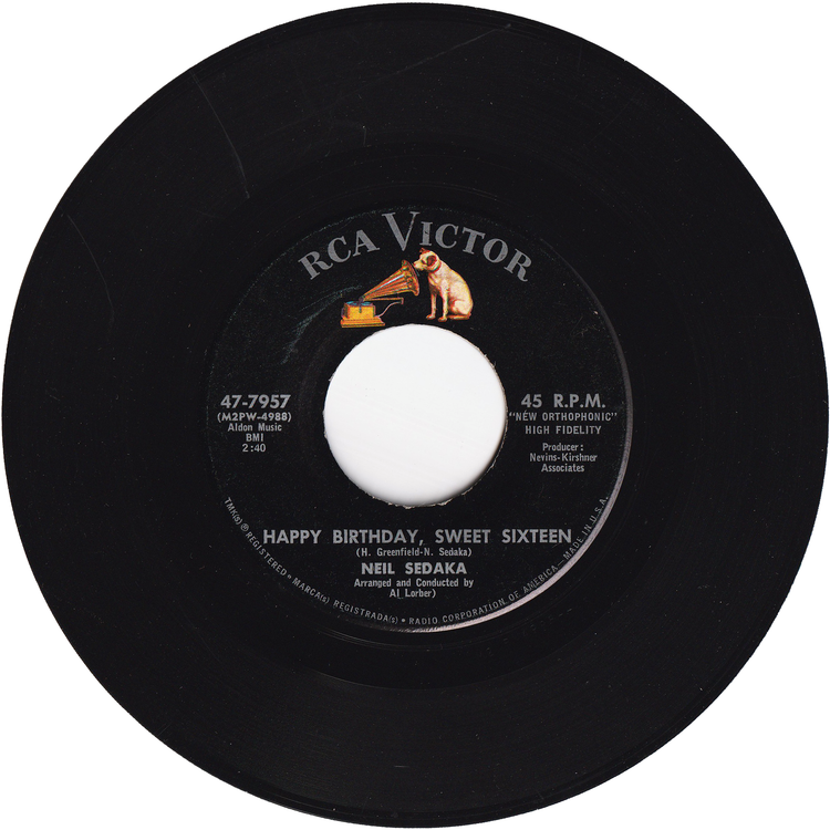 Neil Sedaka - Happy Birthday, Sweet Sixteen / Don't Lead Me On