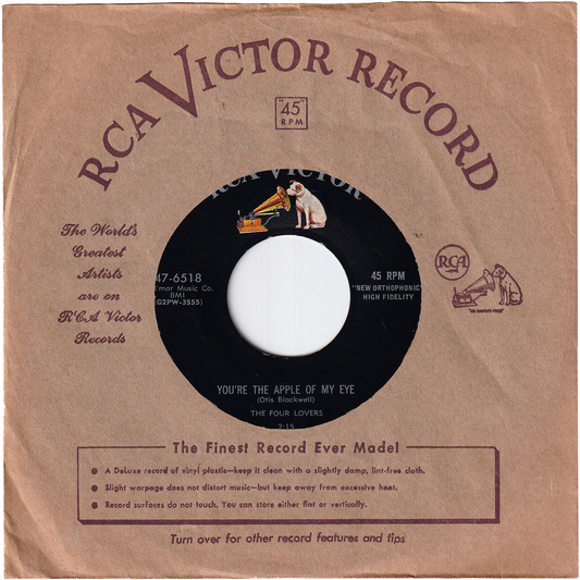 The Four Lovers - You're The Apple Of My Eye / The Girl In My Dreams [Hollywood Pressing]
