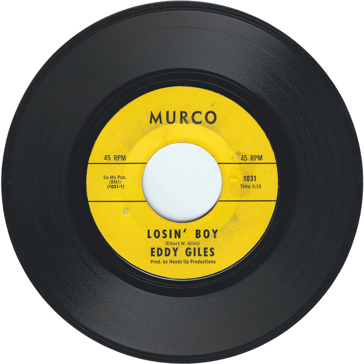 Eddy Giles - I Got The Blues / Losin' Boy [Styrene]