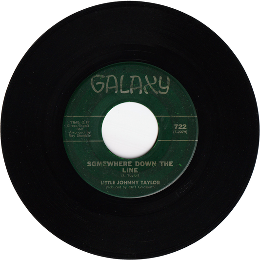 Little Johnny Taylor - Somewhere Down The Line / Part Time Love