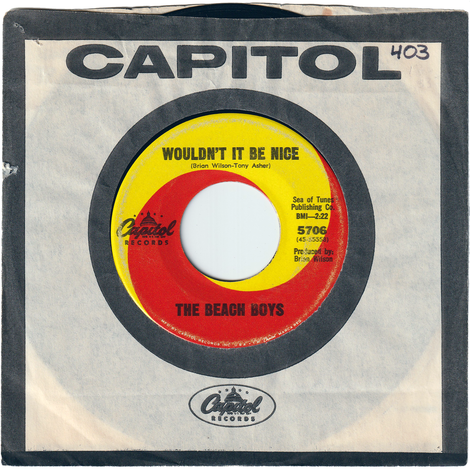 The Beach Boys - Wouldn't It Be Nice / God Only Knows