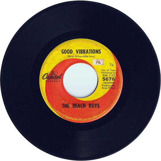 The Beach Boys - Good Vibrations / Let's Go Away For While