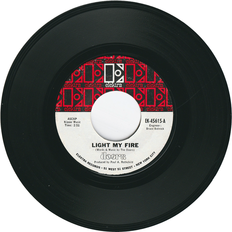 Doors - Light My Fire / The Crystal Ship [Styrene, Terre Haute Pressing]