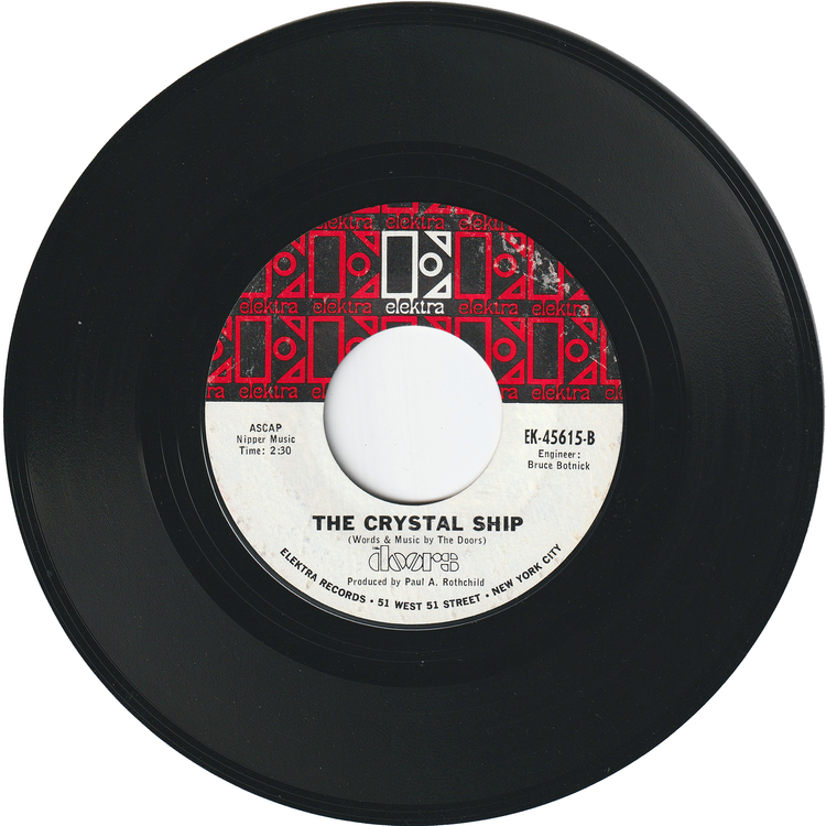 Doors - Light My Fire / The Crystal Ship [Styrene, Terre Haute Pressing]