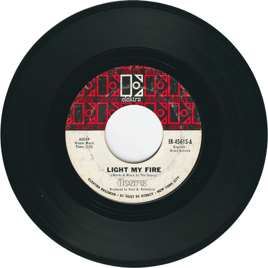 Doors - Light My Fire / The Crystal Ship [Styrene, Terre Haute Pressing]