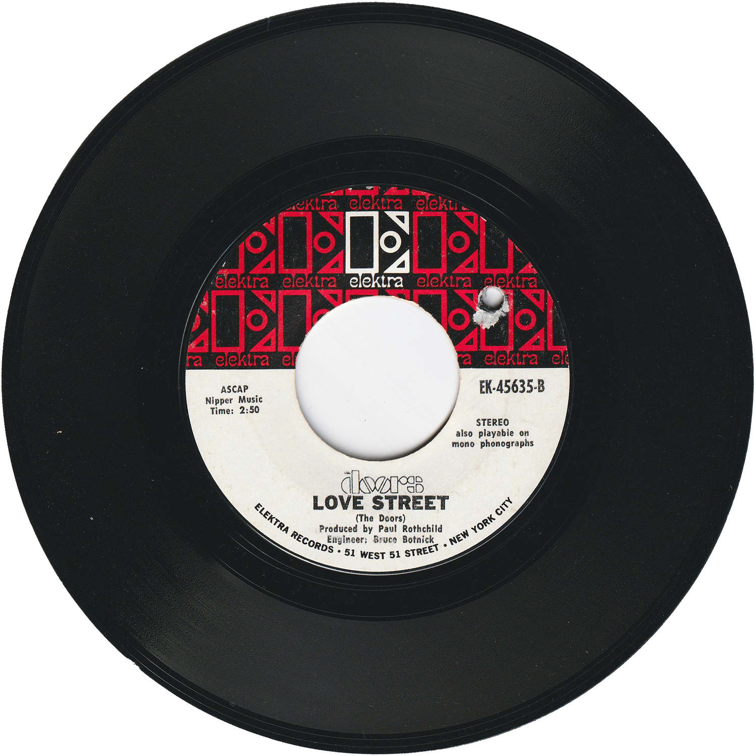 The Doors レコード The Doors - Hello, I Love You / Love Street [Columbia