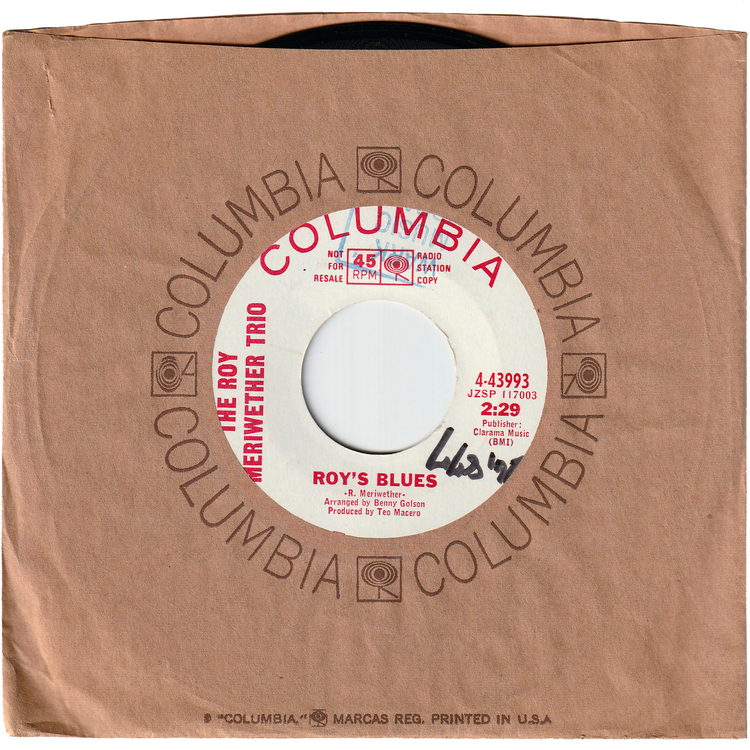 The Roy Meriwether Trio - Roy's Blues / Gambit [Promo]