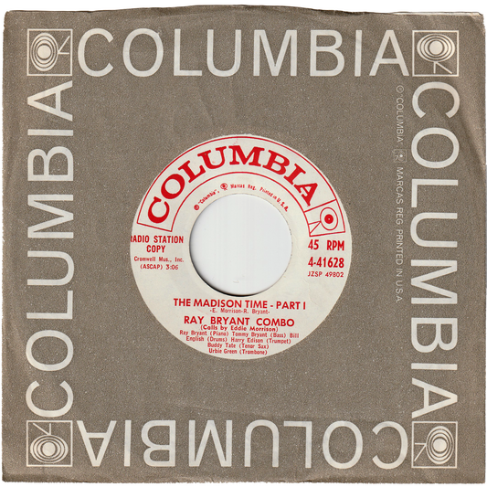 Ray Bryant Combo - The Madison Time Part 1 / The Madison Time Part 2 [Vinyl, Promo]