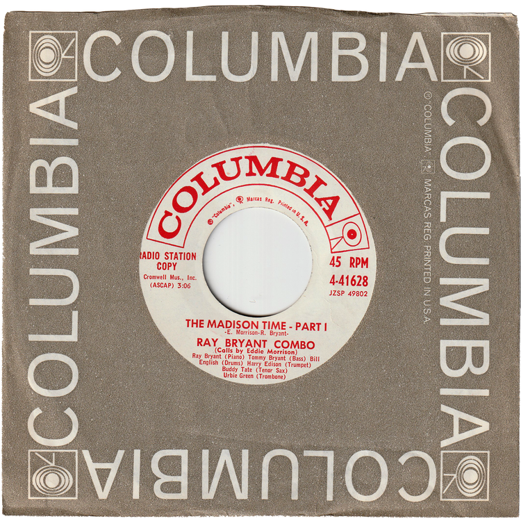 Ray Bryant Combo - The Madison Time Part 1 / The Madison Time Part 2 [Vinyl, Promo]