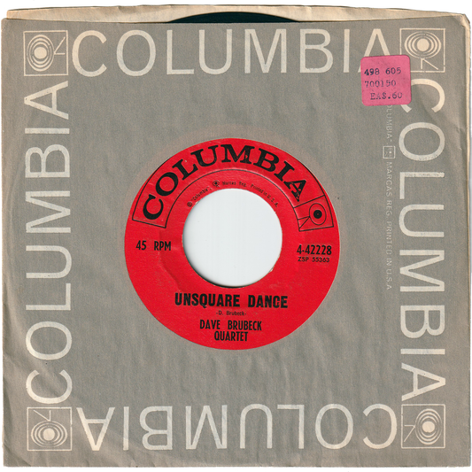 Dave Brubeck Quartet - Unsquare Dance / It's A Raggy Waltz
