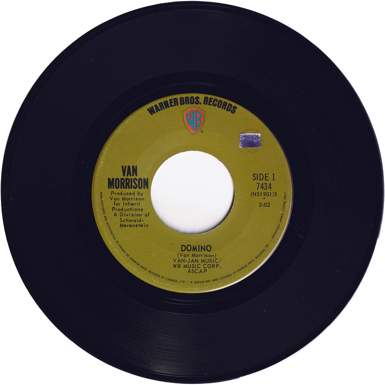 Van Morrison - Domino / Sweet Jannie [Canada]