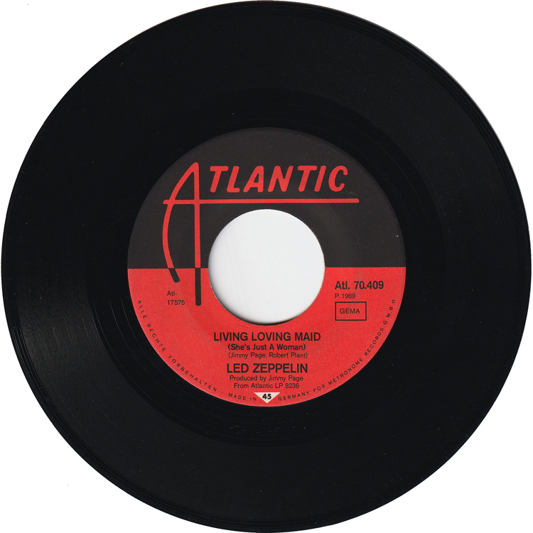 Led Zeppelin - Whole Lotta Love / Living Loving Maid [Germany]