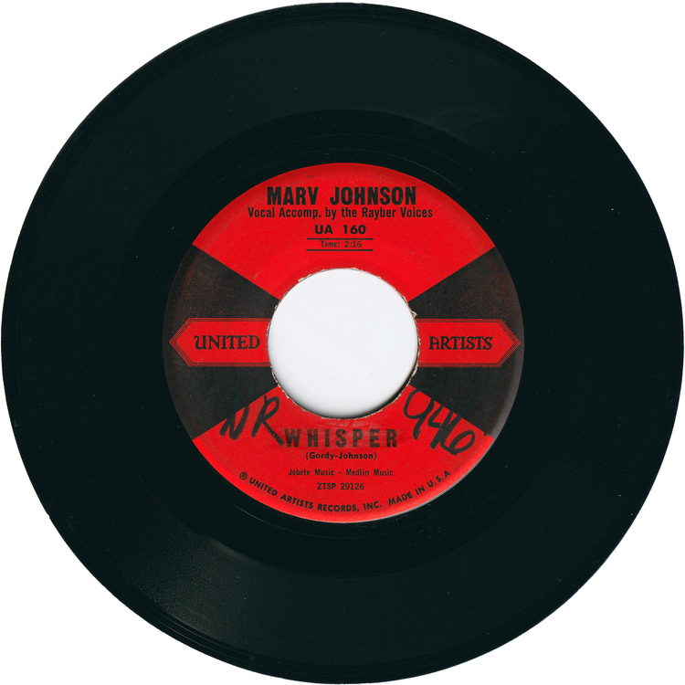 Marv Johnson - Come To Me / Whisper [Vinyl]
