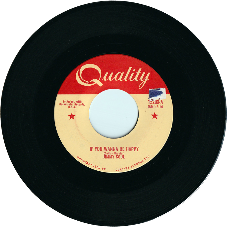 Jimmy Soul - If You Wanna Be Happy / Don't Release Me [Canada]