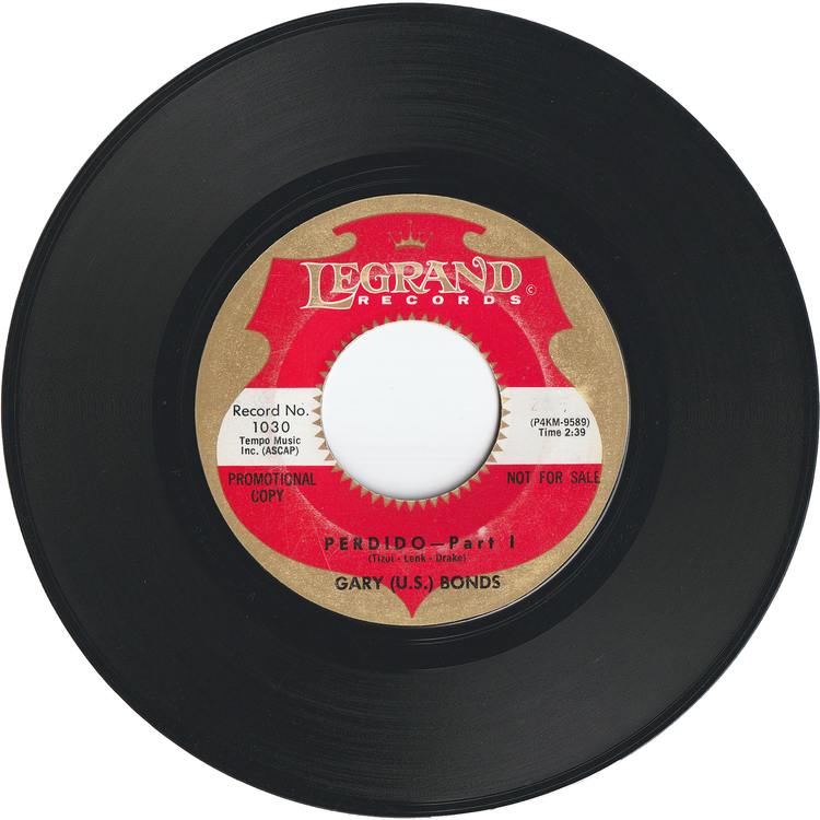 Gary "U.S." Bonds - Perdido Part 1 / Perdido Part 2 [Promo]