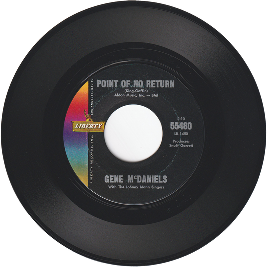 Gene McDaniels - Point Of No Return / Warmer Than A Whisper