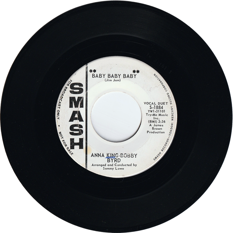 Anna King & Bobby Byrd - Baby Baby Baby / Sammy Lowe - Baby Baby Baby [Vinyl, Promo]