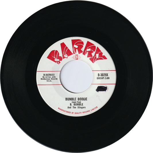 B. Bumble & The Stingers - Bumble Boogie / School Day Blues [Canada]