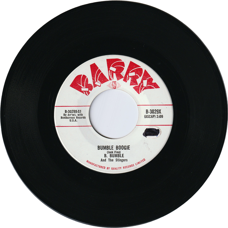 B. Bumble & The Stingers - Bumble Boogie / School Day Blues [Canada]