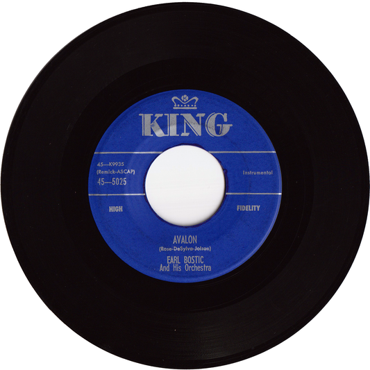 Earl Bostic - Avalon / Too Fine For Crying