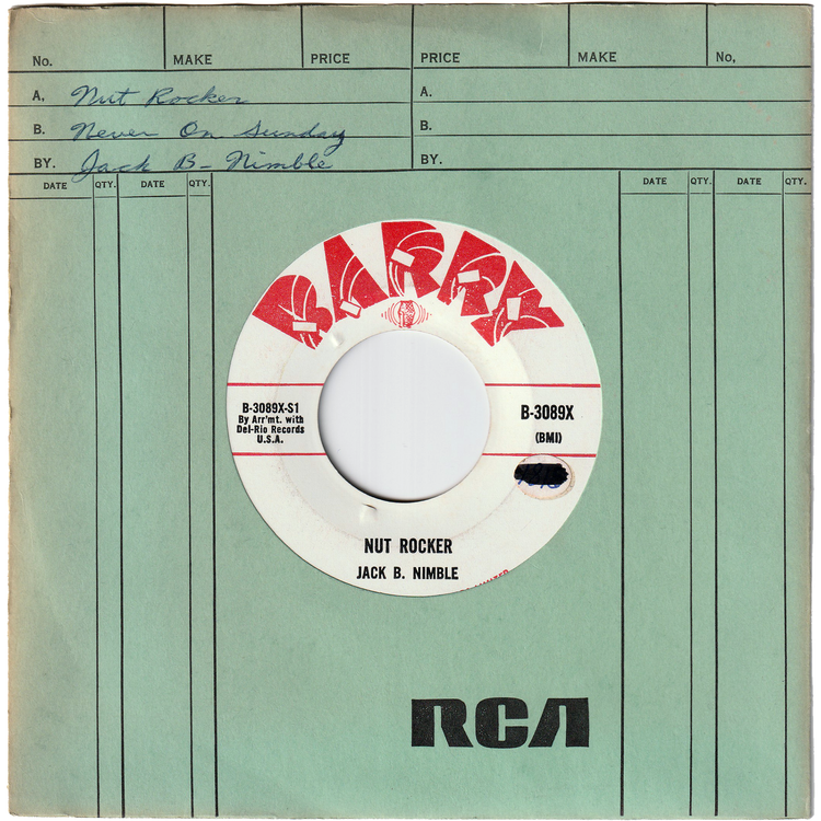 Jack B. Nimble - Nut Rocker / Never On Sunday [Promo]