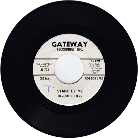 Harold Betters - Stand By Me / Rambunctions [Promo]