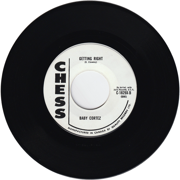 Dave 'Baby' Cortez - Rinky Dink / Getting Right [Canada]