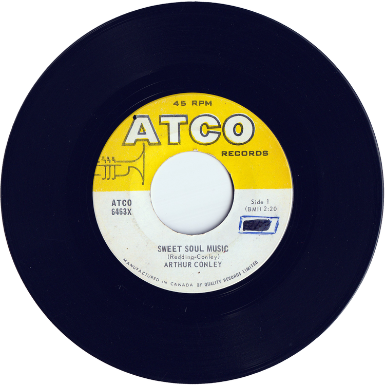 Arthur Conley - Sweet Soul Music / Let's Go Steady Again [Canada]