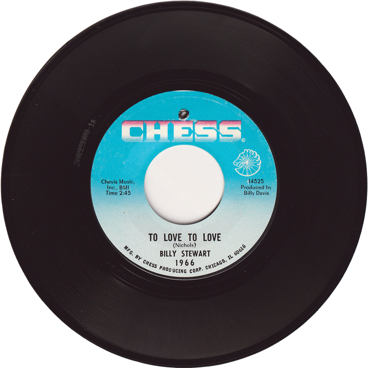 Billy Stewart - Summertime / To Love To Love [Styrene Pressing]