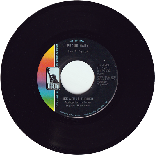 Ike & Tina Turner - Proud Mary / Funkier Than A Mosquita's Tweeter [Canada]
