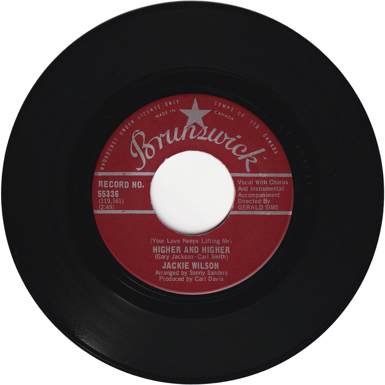 Jackie Wilson - Higher & Higher / I'm The One To Do It [Canada]