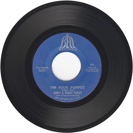 James & Bobby Purify - I'm Your Puppet / So Many Reasons [Styrene, Monarch Pressing]