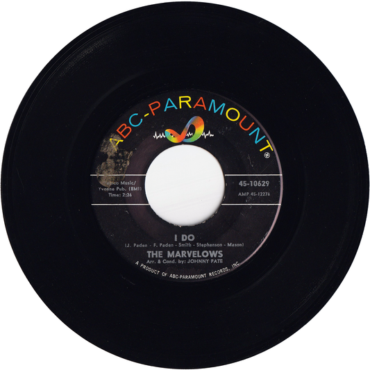 The Marvelows - I Do / My Heart [AS-IS]