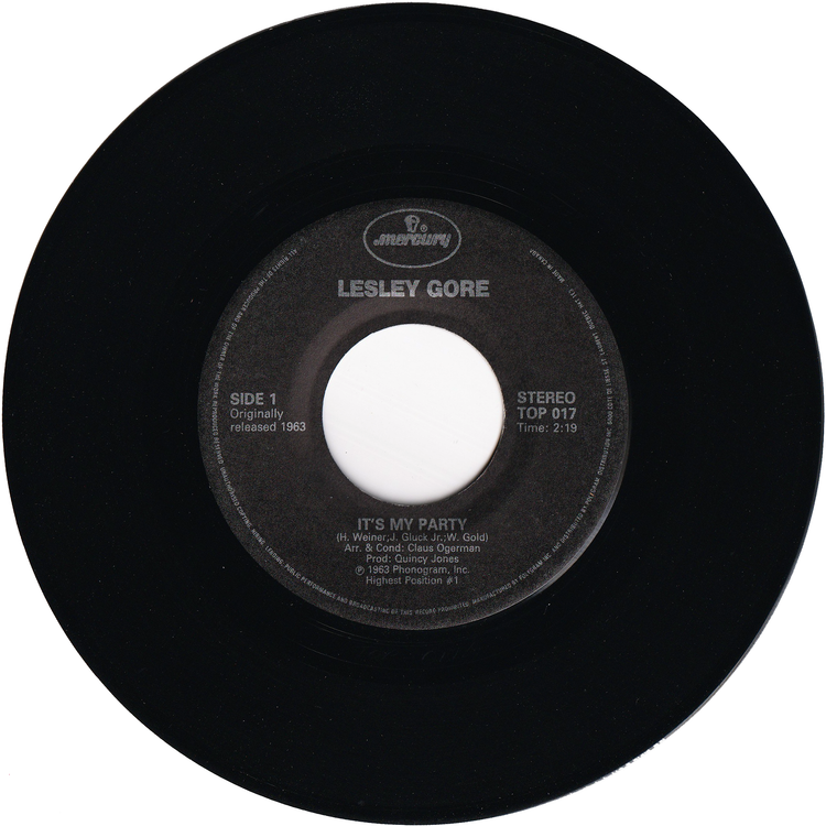 Lesley Gore - It's My Party / Judy's Turn To Cry [Canadian Re-Issue, Stereo]