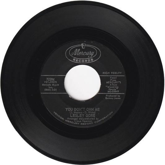 Lesley Gore - You Don't Own Me / Run Bobby, Run