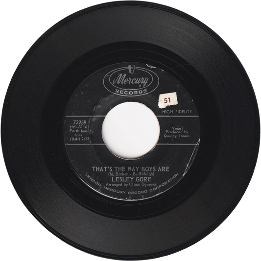 Lesley Gore - That's The Way Boys Are / That's The Way The Ball Bounces
