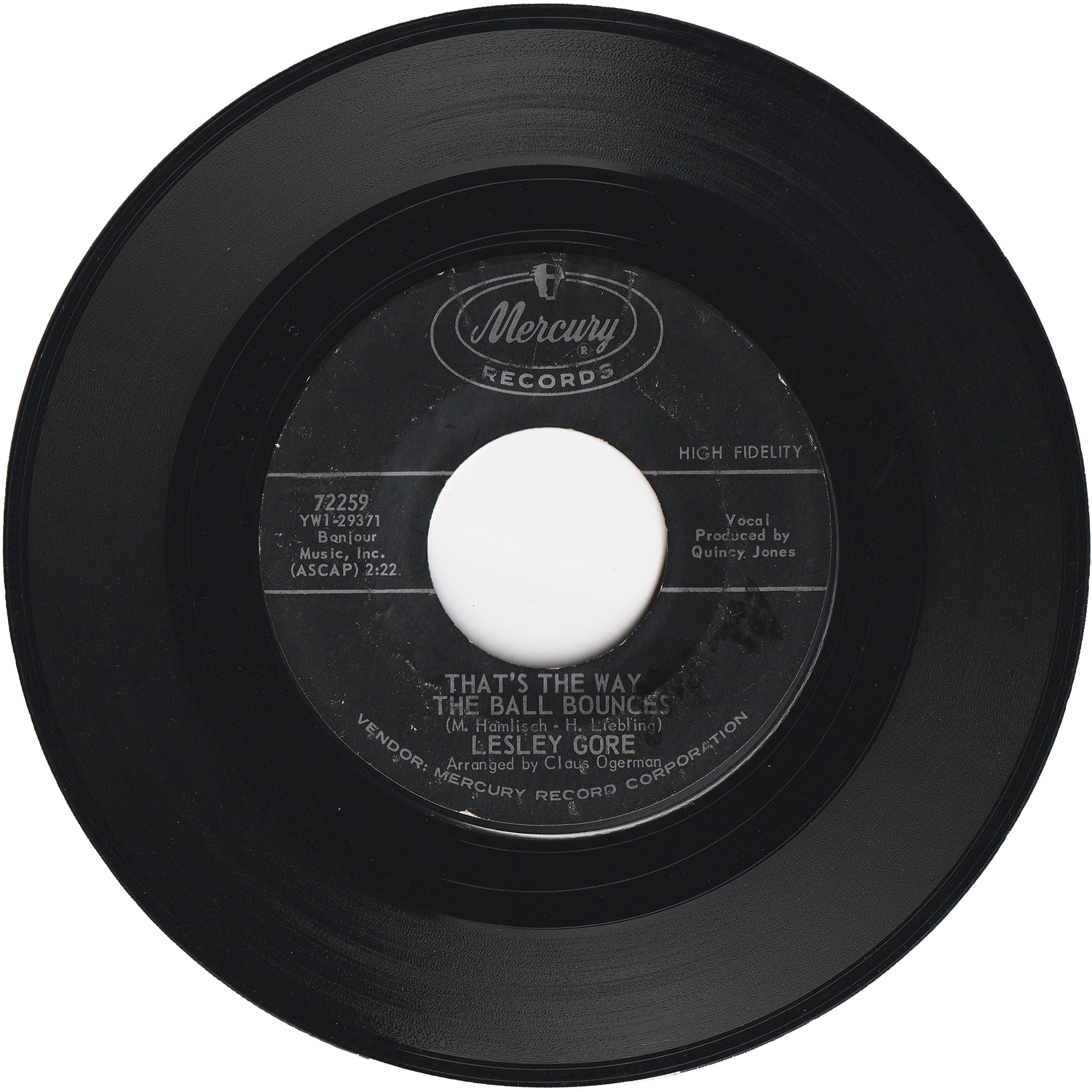 Lesley Gore - That's The Way Boys Are / That's The Way The