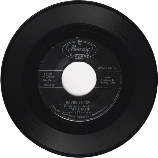 Lesley Gore - Maybe I Know / Wonder Boy