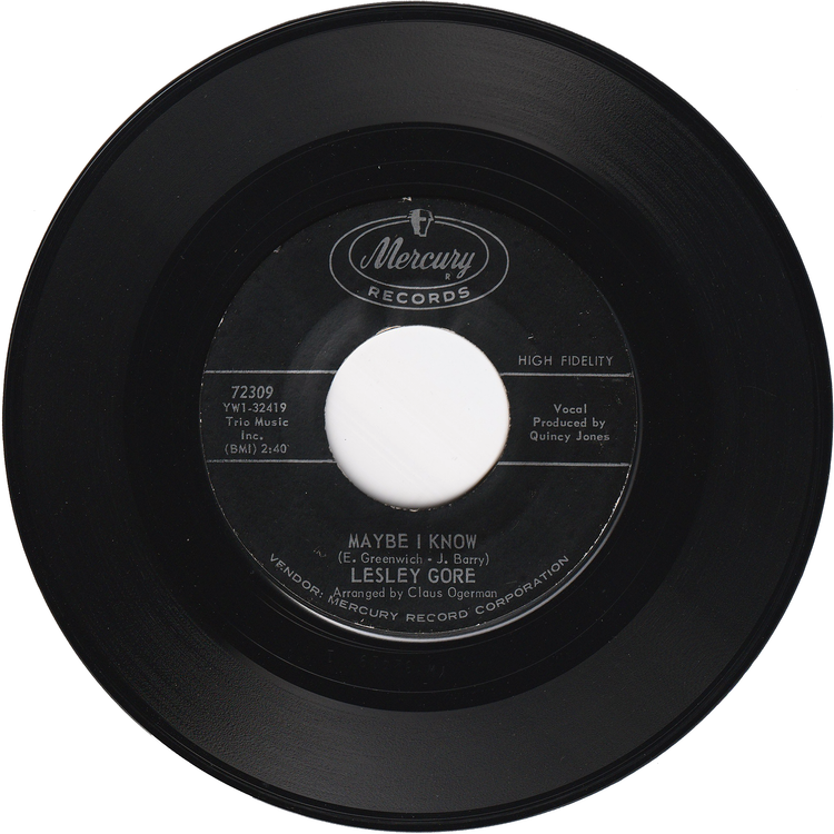 Lesley Gore - Maybe I Know / Wonder Boy
