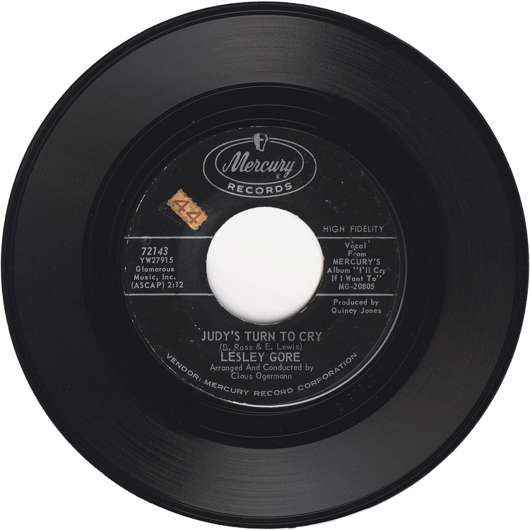 Lesley Gore - Judy's Turn To Cry / Just Let Me Cry