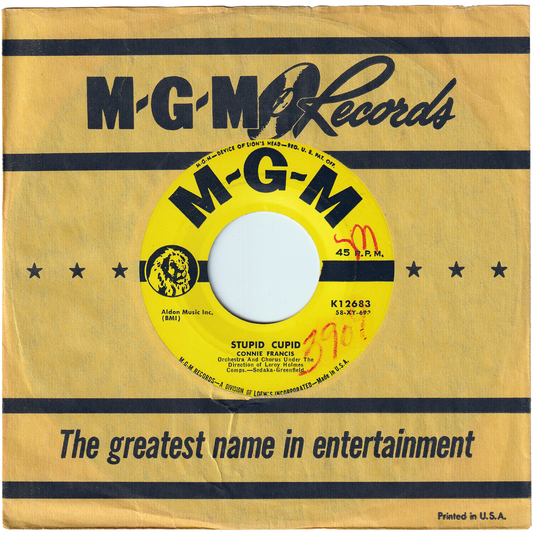 Connie Francis - Stupid Cupid / Carolina Moon