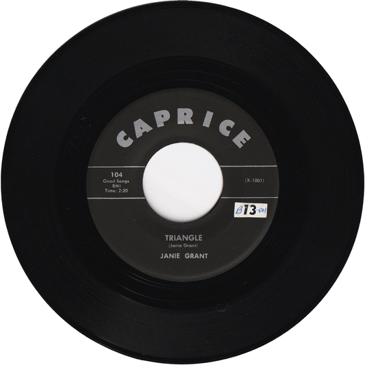 Janie Grant - Triangle / She's Going Steady With You