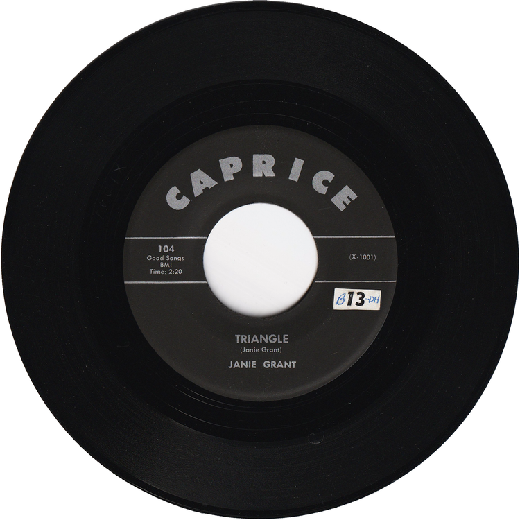 Janie Grant - Triangle / She's Going Steady With You