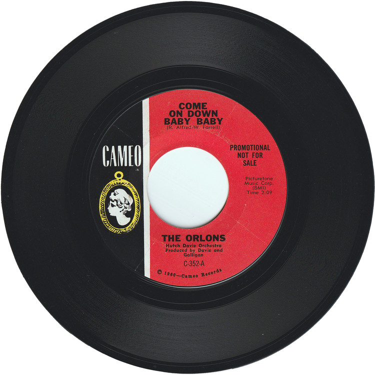 The Orlons - I Ain't Comin' Back / Come On Down Baby Baby [Promo, Styrene]