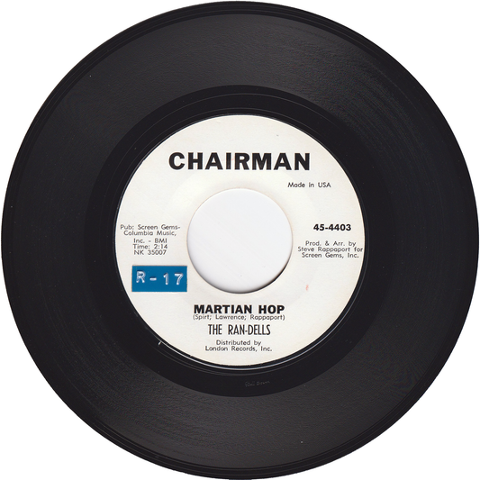 The Ran-Dells - Martian Hop / Forgive Me Darling (I Have Lied)