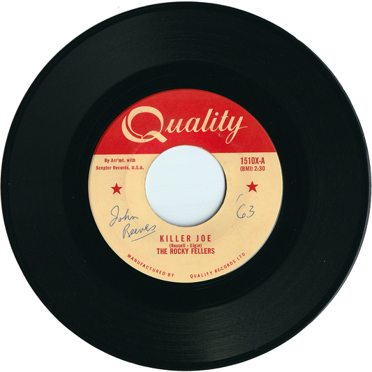 The Rocky Fellers - Killer Joe / Lonely Teardrops [Canada, AS-IS]